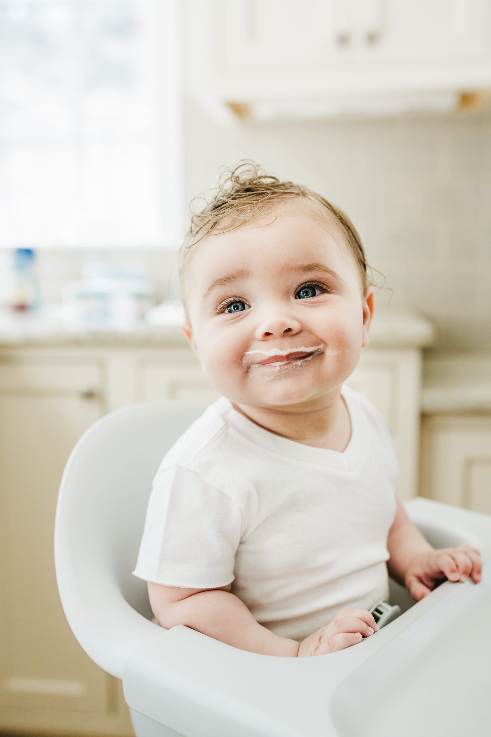 Stonyfield Yobaby Yogurt Baby Smiling