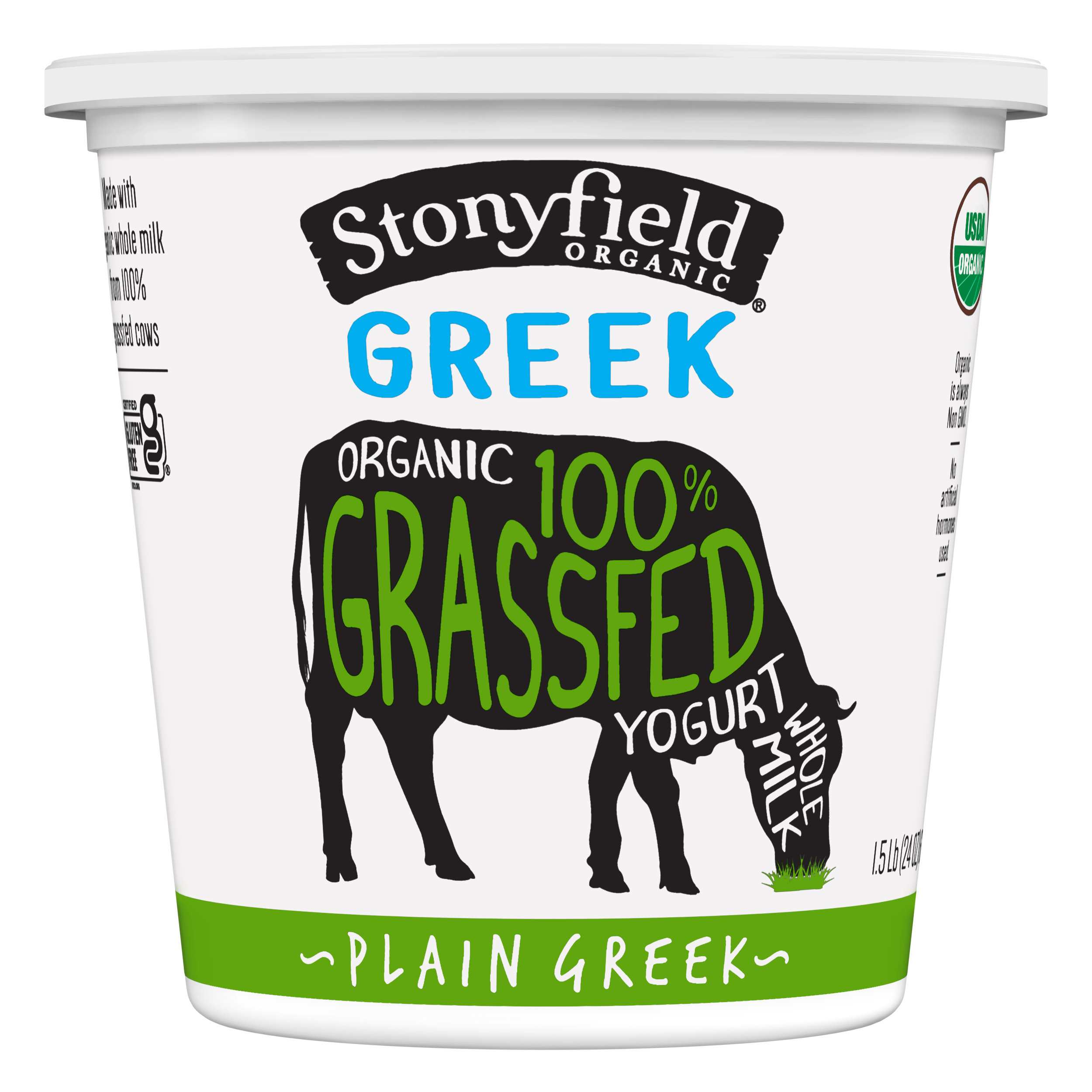 Stonyfield Organic 100 Grassfed Greek
