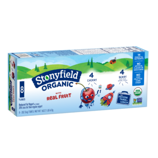 Stonyfield Kids Tubes Cherry Berry