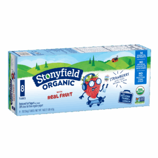Stonyfield Kids Tubes Strawberry
