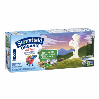 Stonyfield Kids Tubes Strawberry