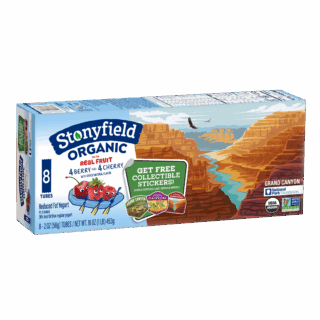 Stonyfield Kids Tubes Cherry Berry