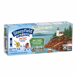 Stonyfield Kids Tubes Strawberry Banana