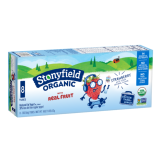 Stonyfield Kids Tubes Strawberry