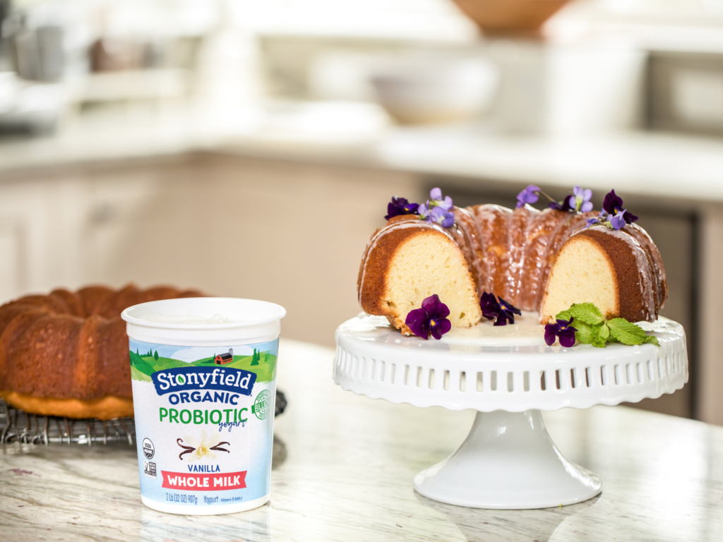 Yogurt Glazed Maple Bundt Cake - Stonyfield
