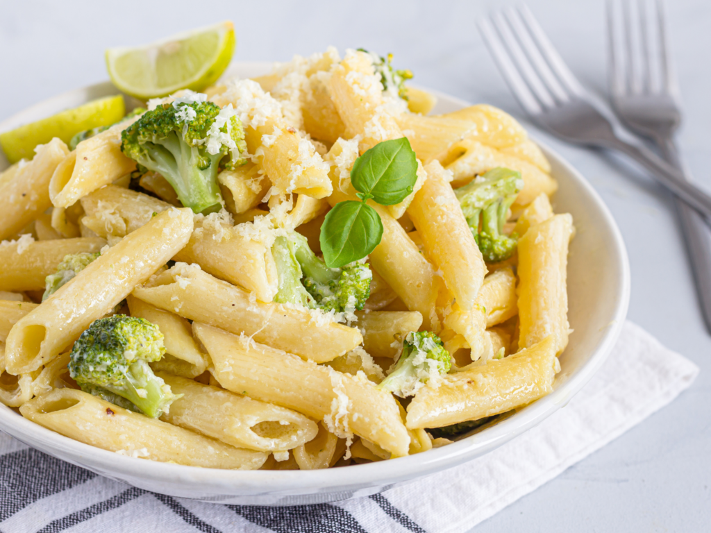Alfredo Pasta with Broccoli Stonyfield