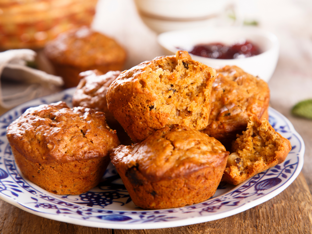 Apple Pecan Muffins - Stonyfield