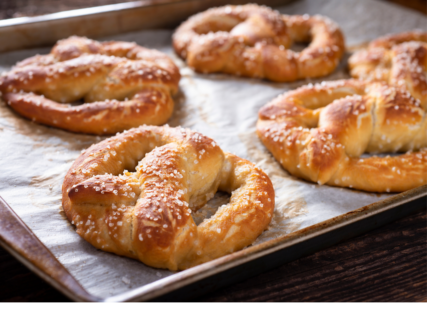 Try this baked sea salt pretzel recipe today!