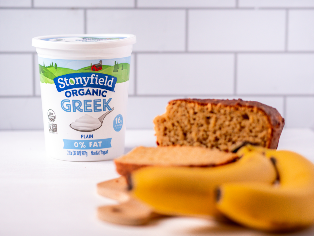 Greek Yogurt Banana Bread Stonyfield