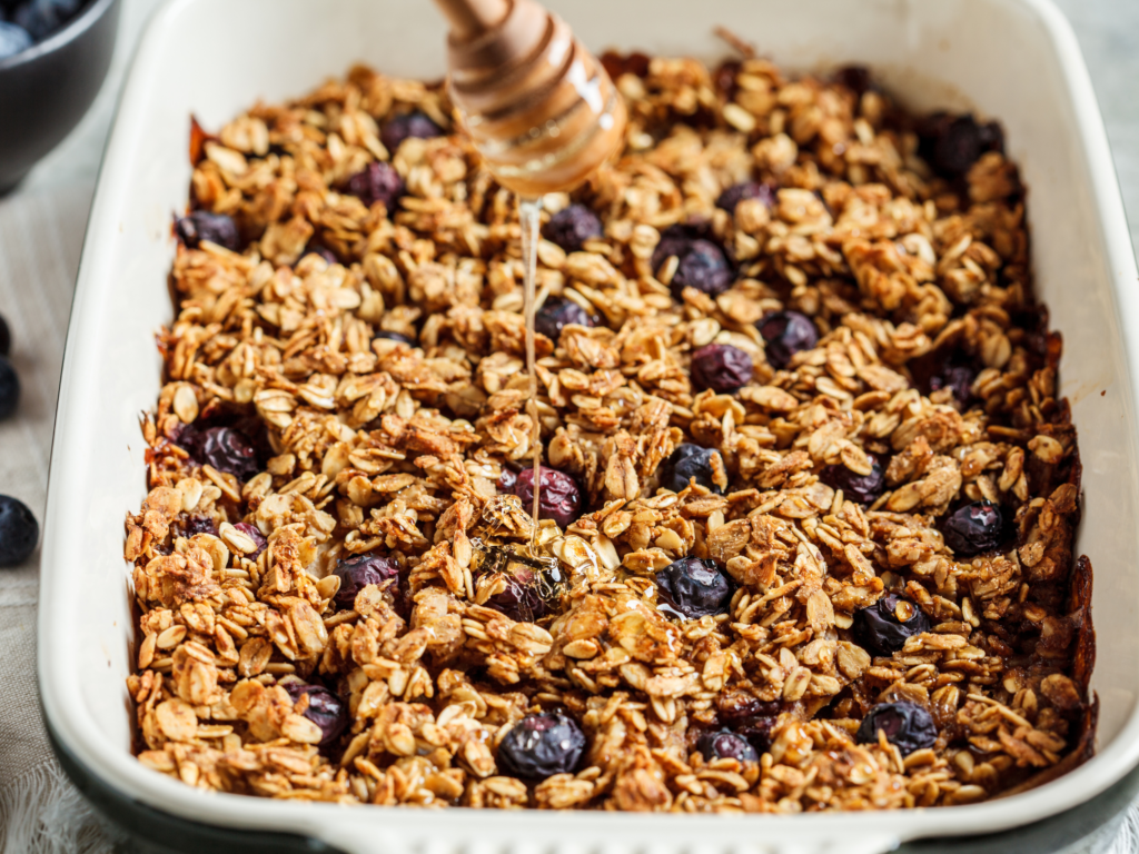 Berry Baked Oatmeal - Stonyfield