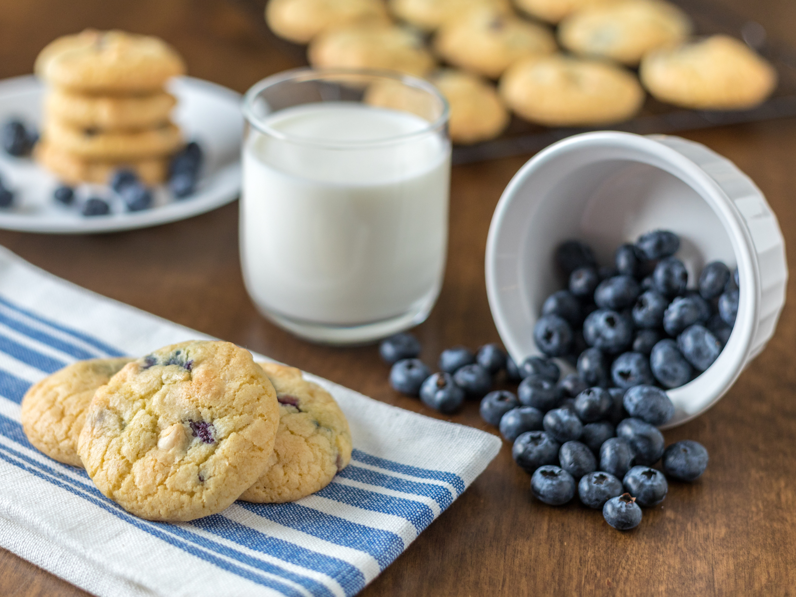 Blueberry Shortcake Cookies