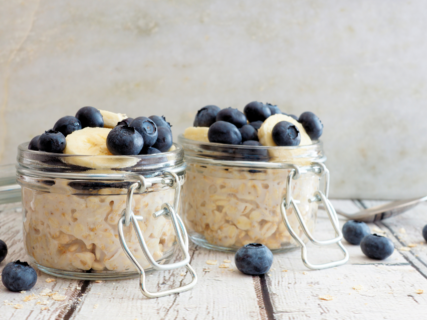 Blueberry Vanilla Overnight Oats recipe