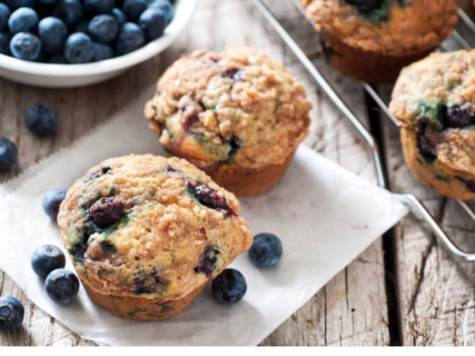 Try this blueberry yogurt muffins recipe today!