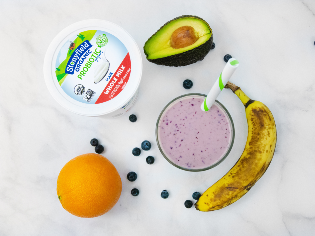 Blueberry Yogurt Smoothie Stonyfield