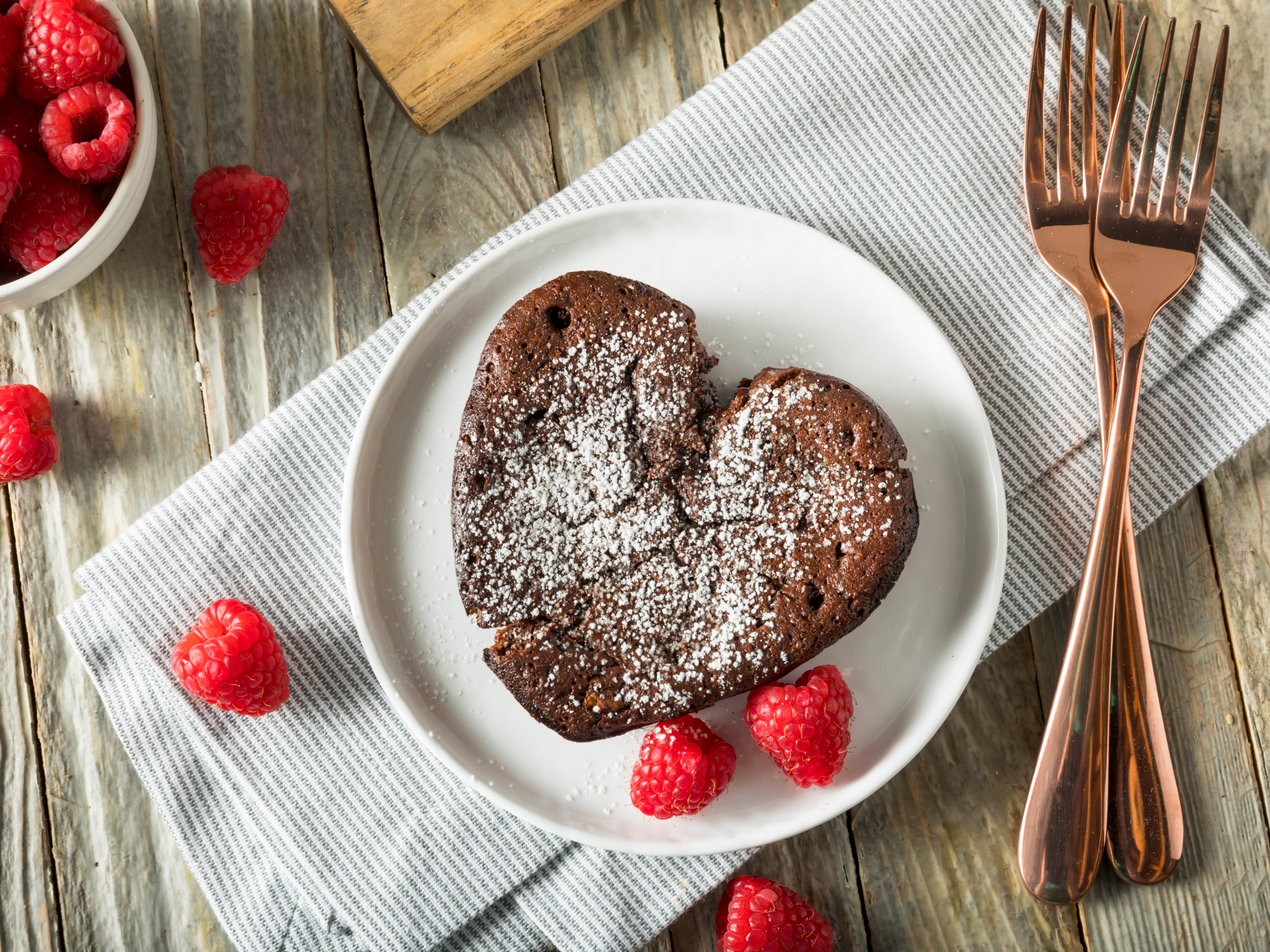 Brownie Heart Bites