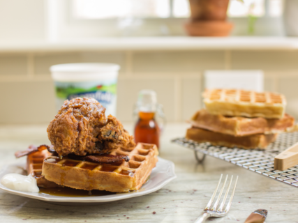Try this Chicken & Waffles recipe today!