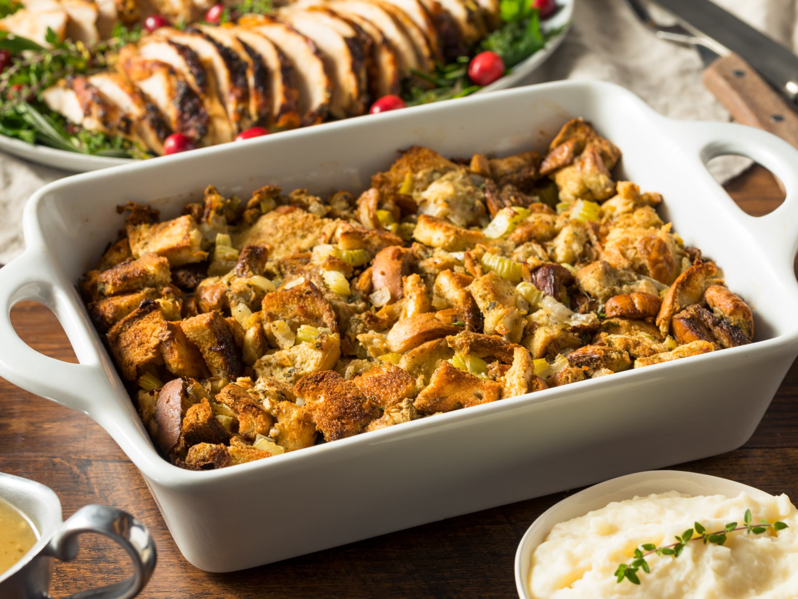 Cranberry, Fig and Walnut Stuffing