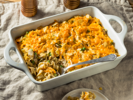 Try this Creamy Chicken Baked Pasta recipe today!
