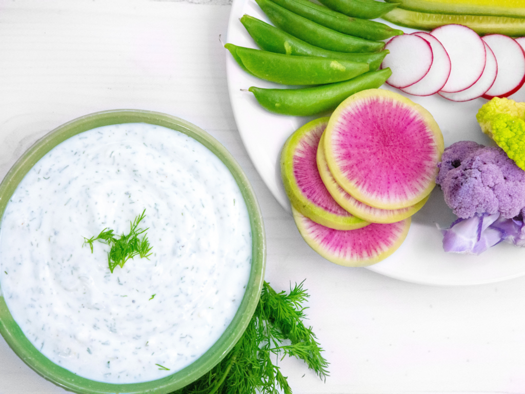 Creamy Dill Greek Yogurt Dip Stonyfield