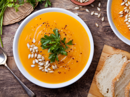 Try this Creamy Pumpkin Ginger Soup recipe today!