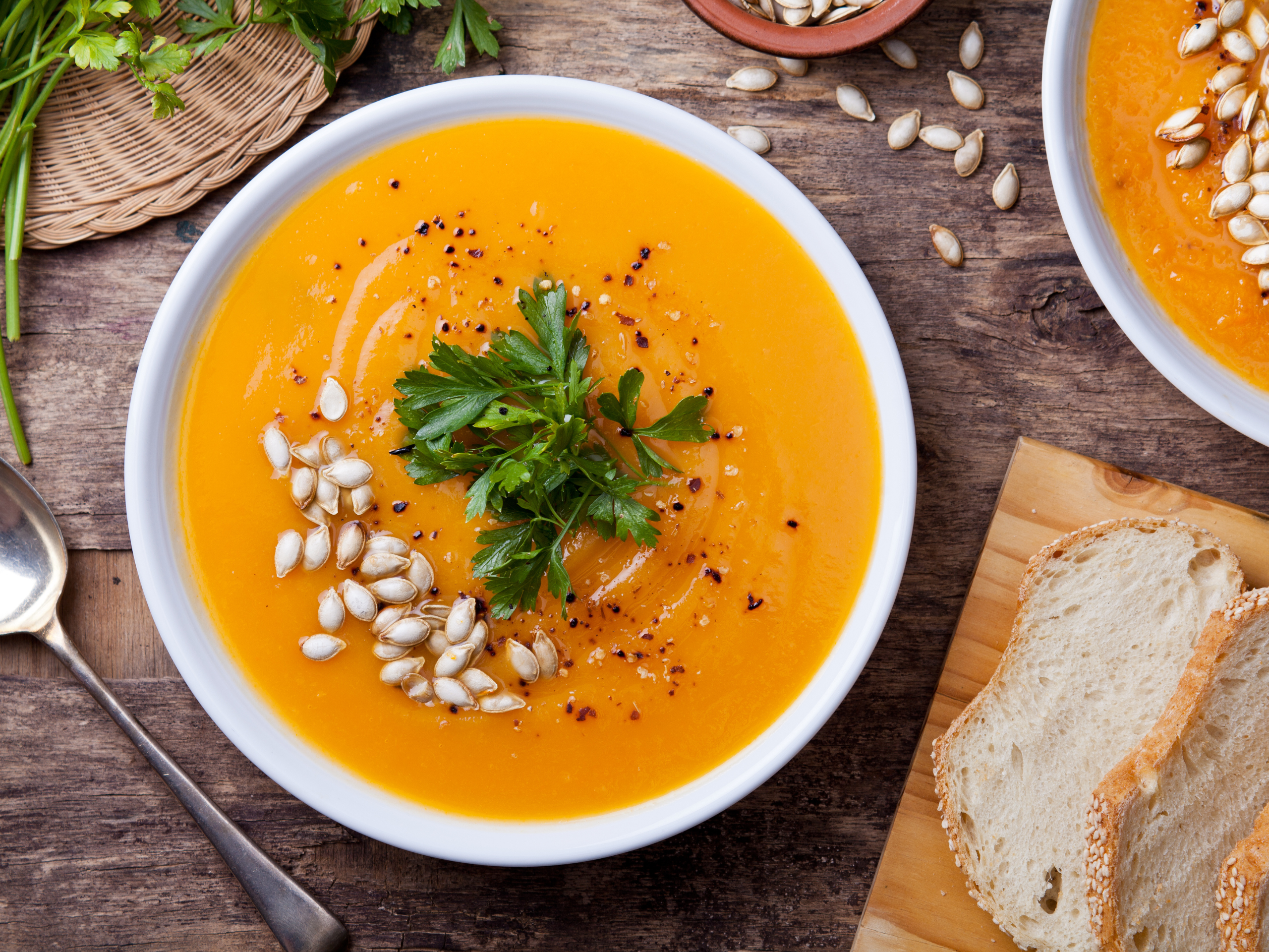 Creamy Pumpkin Ginger Soup