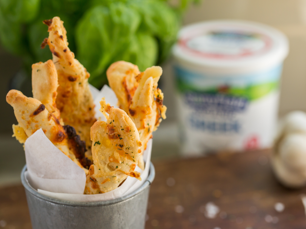 Easy, Cheesy Breadsticks - Stonyfield