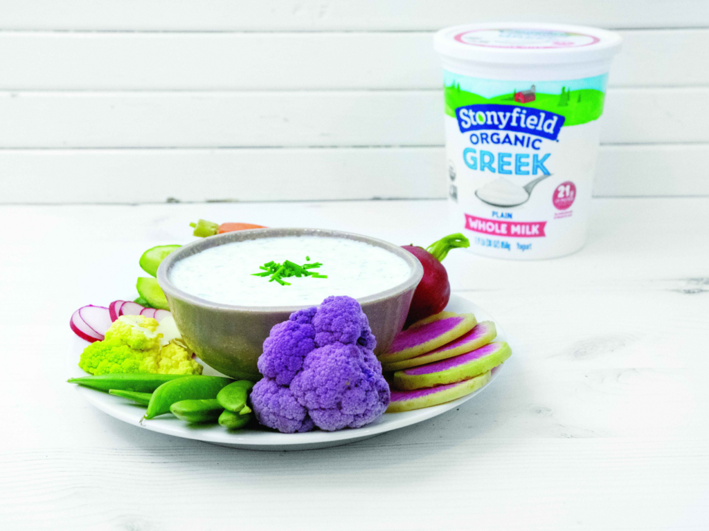 Easy Ranch Yogurt Dip Stonyfield