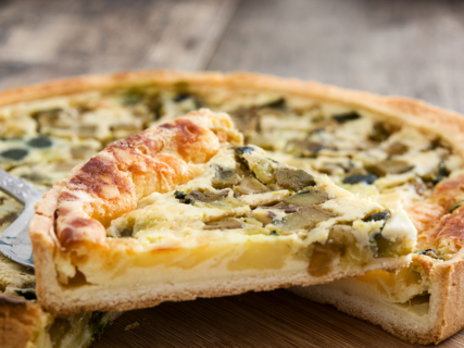 Fall Vegetable Quiche recipe