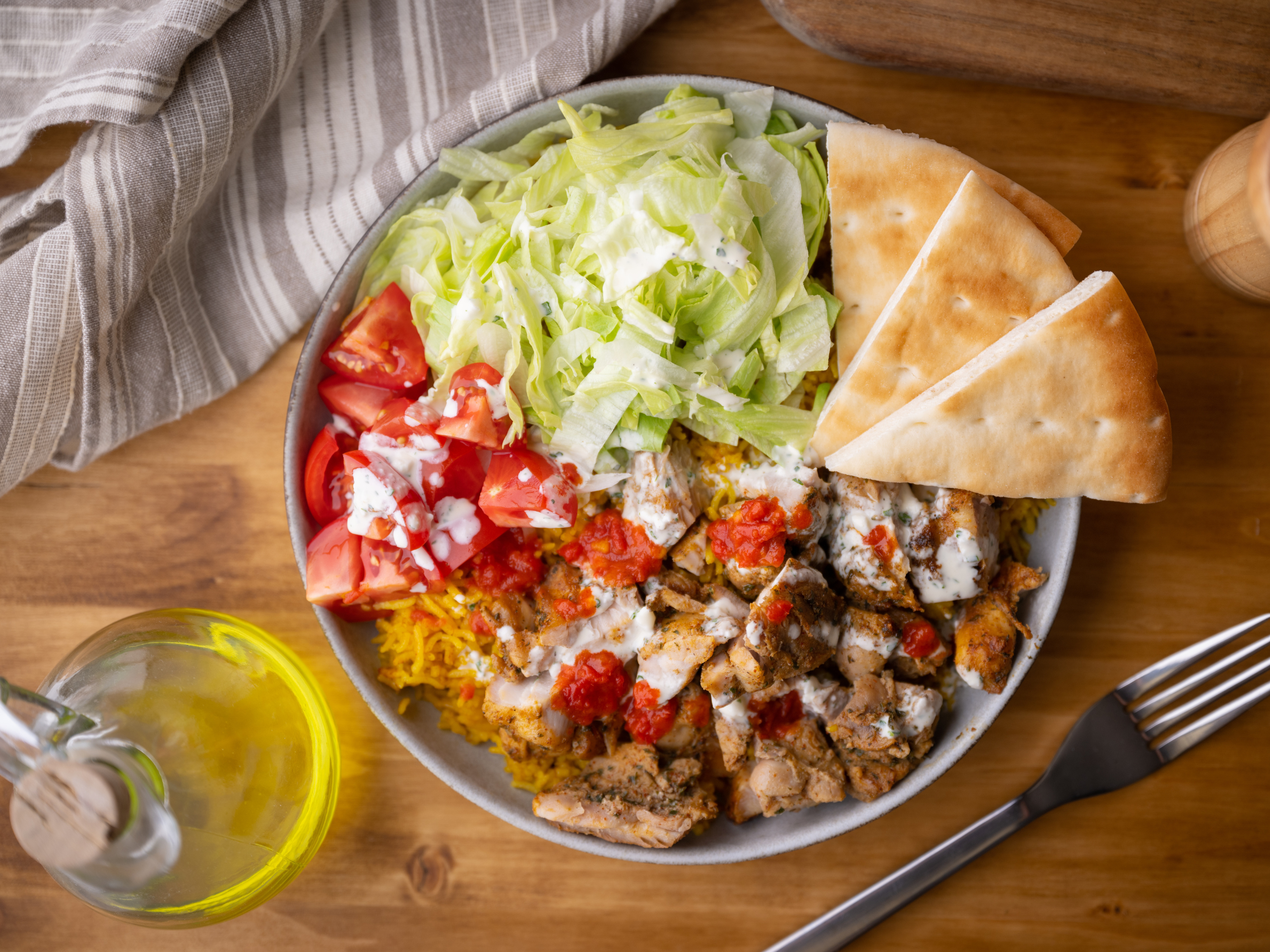 Food Cart-Style Chicken Salad with White Sauce