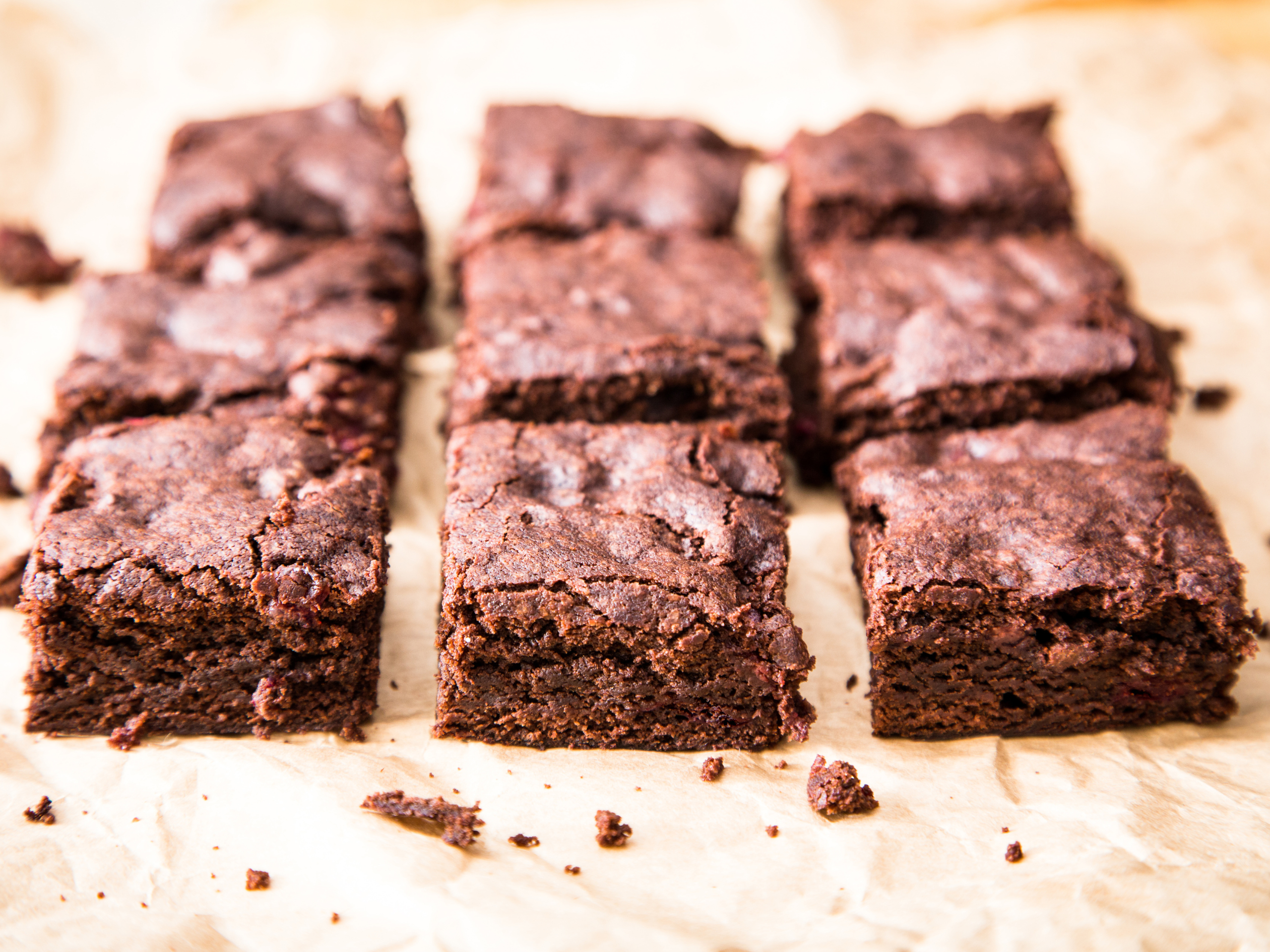 Fudgy Chocolate Yogurt Brownies