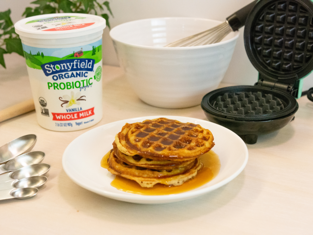 Gluten Free Yogurt Waffles - Stonyfield
