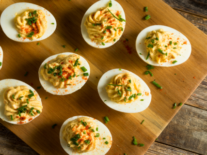 Try this Greek Yogurt Deviled Eggs recipe today!