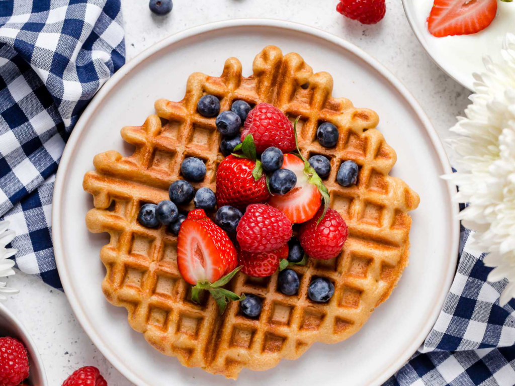 Homemade Vanilla Waffles Stonyfield
