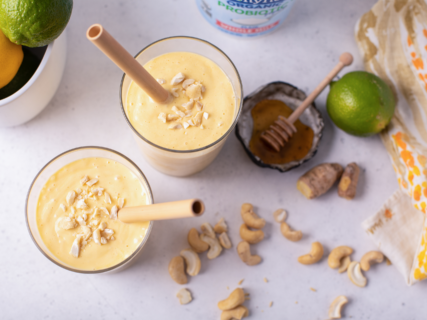 Try this Mango Ginger Lime Smoothie recipe today!