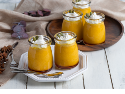 Try this mini pumpkin pies in a jar recipe today!