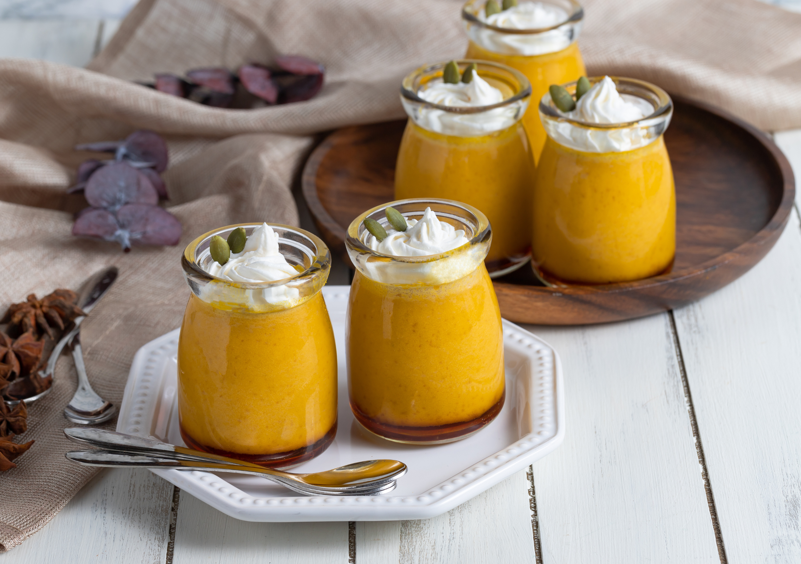 Mini Pumpkin Pies in a Jar