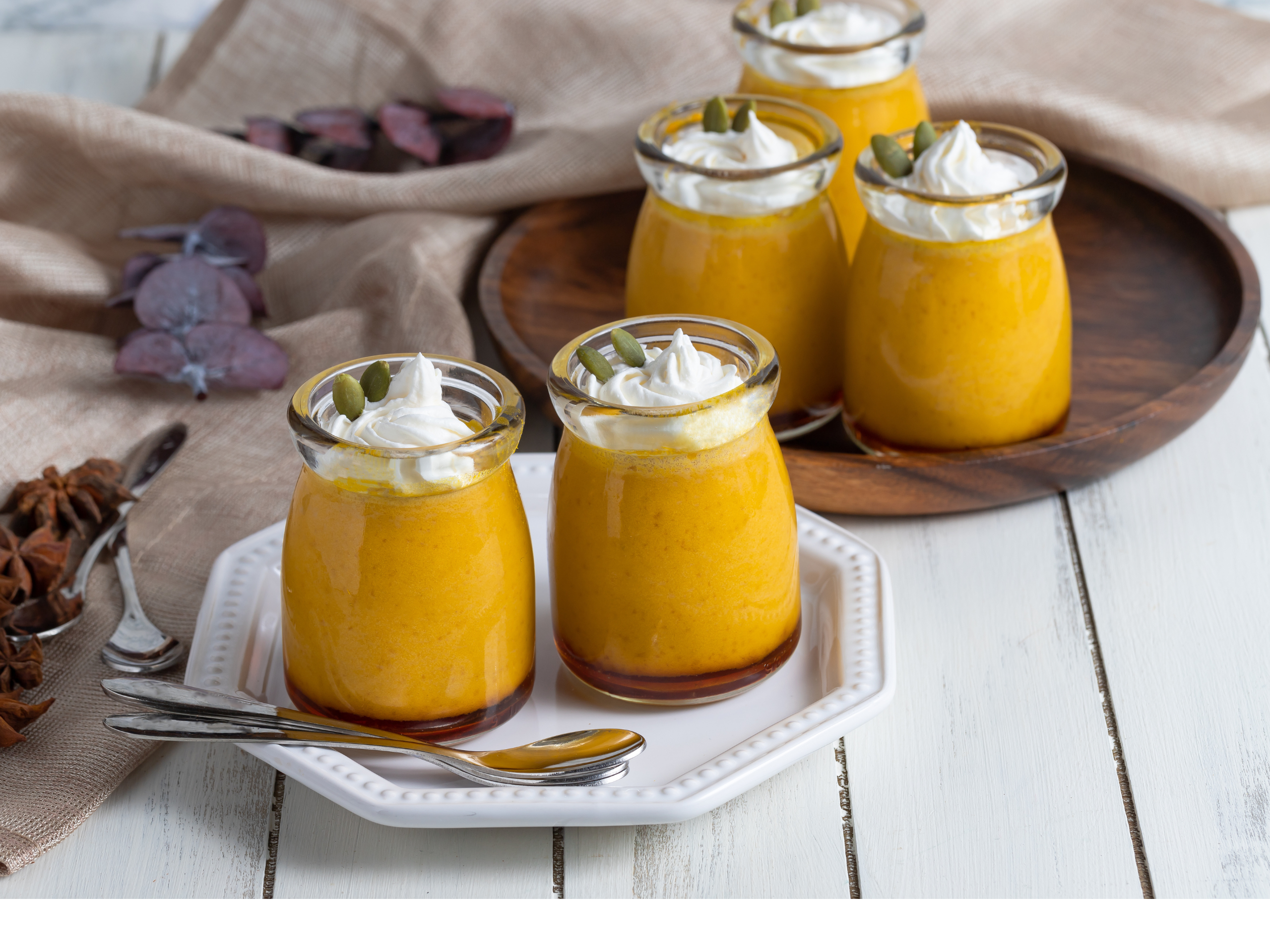 Mini Pumpkin Pies in a Jar