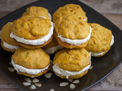 Mini Pumpkin Whoopie Pies recipe