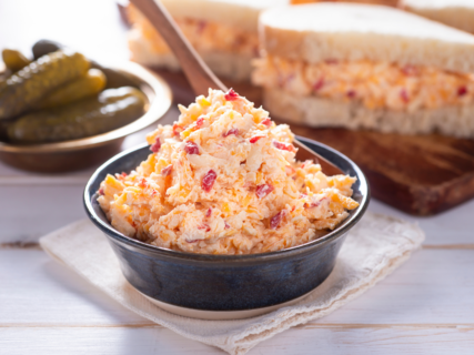 Try this No Mayo Pimiento Cheese recipe today!