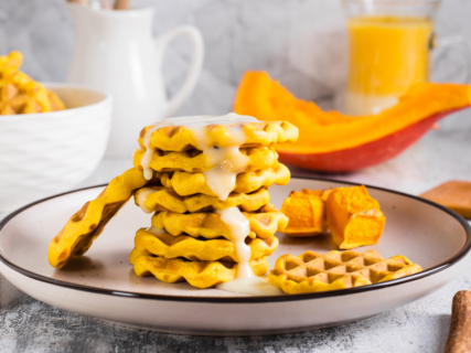 Try this Pumpkin Waffles recipe today!