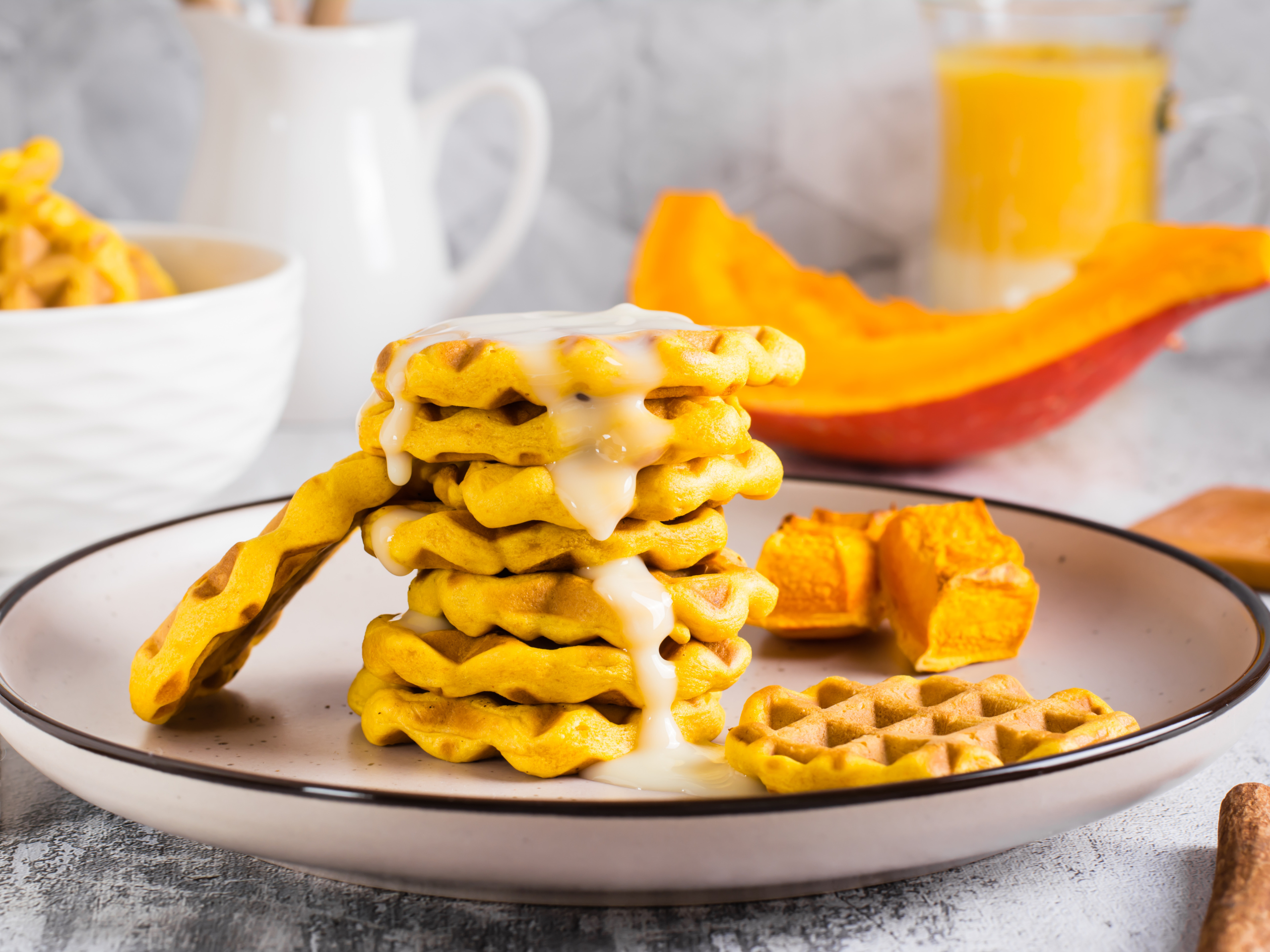 Pumpkin Waffles