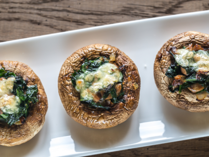 Spinach-Stuffed Mushrooms recipe