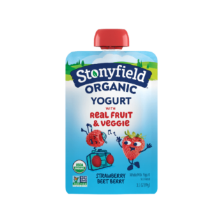 Hungry kids are no picnic. Fix it quickly with portable Stonyfield Organic Whole Milk Yogurt Pouches! Make mornings yummy