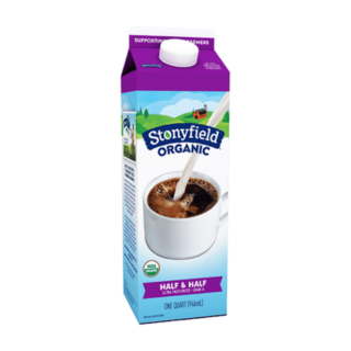 Stonyfield Organic Half & Half | Quart