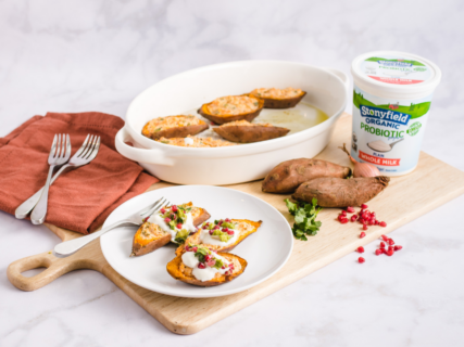 Twice Baked Sweet Potatoes recipe