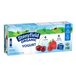 Stonyfield Kids Tubes Cherry Berry