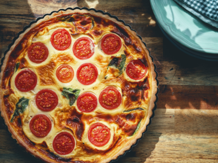 Tomato Basil Tart recipe