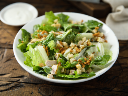 Try this Tossed Salad with Greek Yogurt Goat Cheese Dressing recipe today!