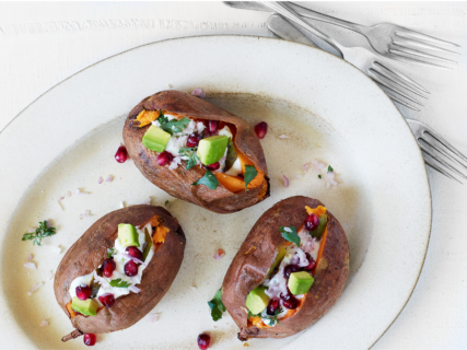 Try this Twice Baked Sweet Potatoes recipe today!