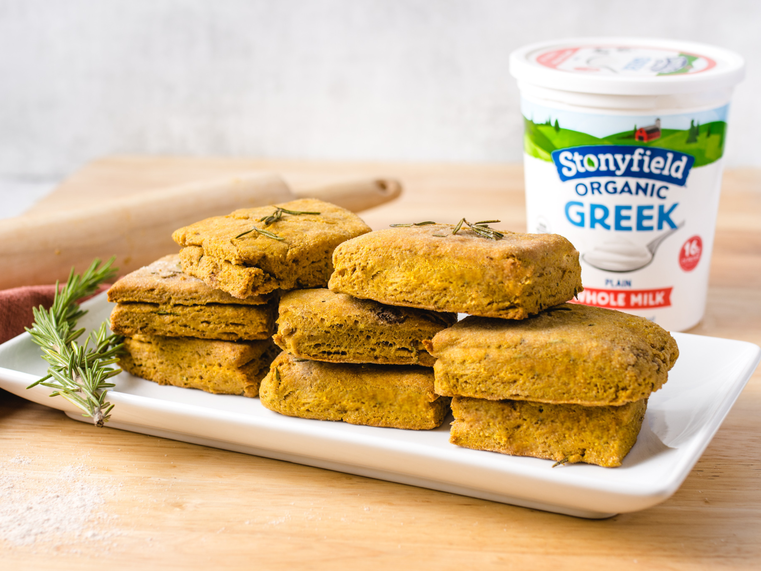 Pumpkin Rosemary Biscuits